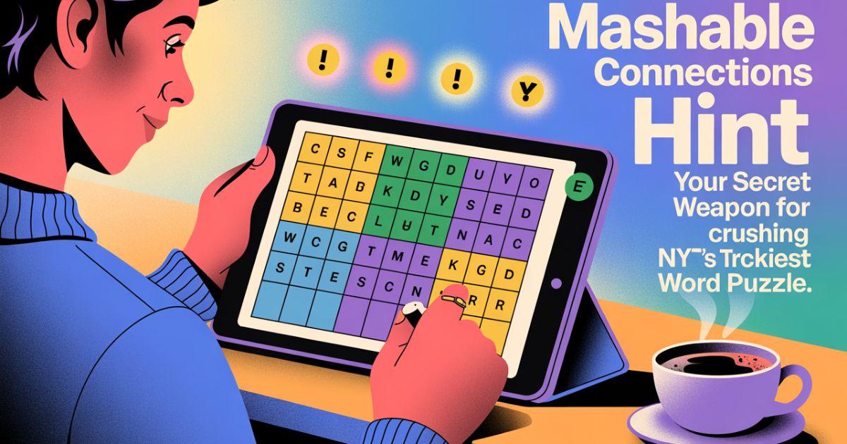 Mashable Connections Hint: Your Secret Weapon for Crushing NYT's Trickiest Word Puzzle
